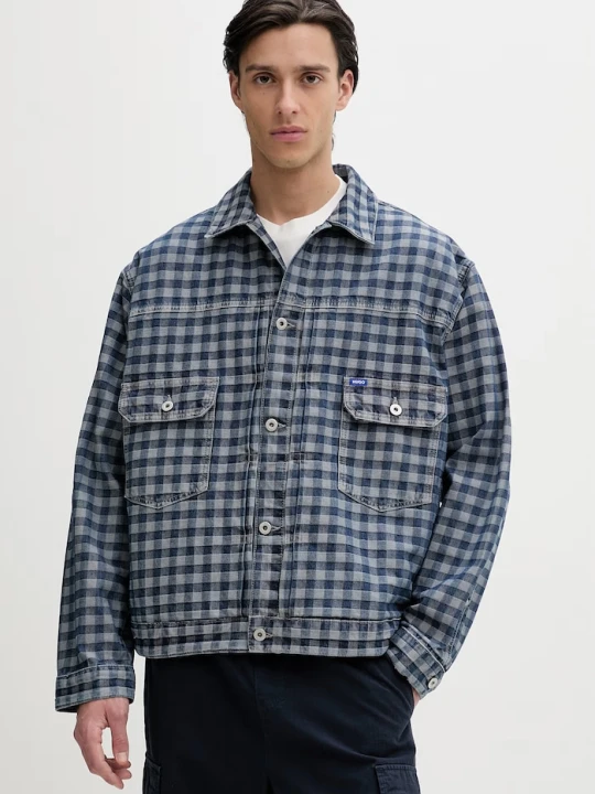 Zdjęcie produktu Hugo Blue kurtka jeansowa Nial granatowy