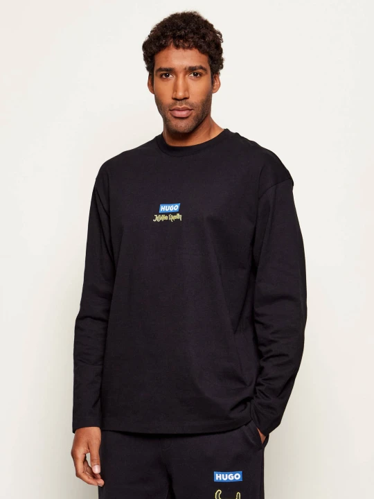 Zdjęcie produktu Hugo Blue Longsleeve Nichaboso_JJK Hugo x Jujutsu Kaisen | Relaxed fit czarny