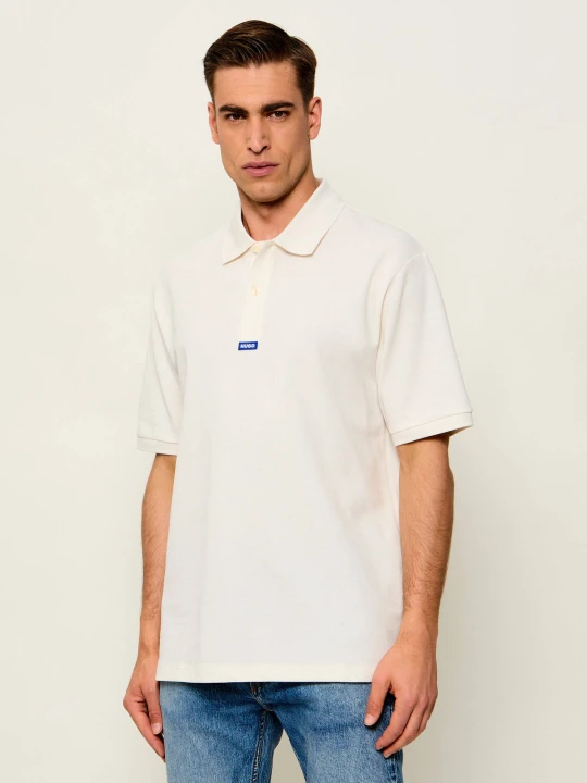 Zdjęcie produktu Hugo Blue Polo Nolitos | Regular Fit | pique ecru