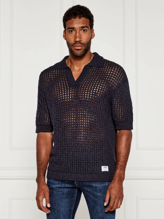 Zdjęcie produktu Hugo Blue Polo Strallo | Loose fit granatowy
