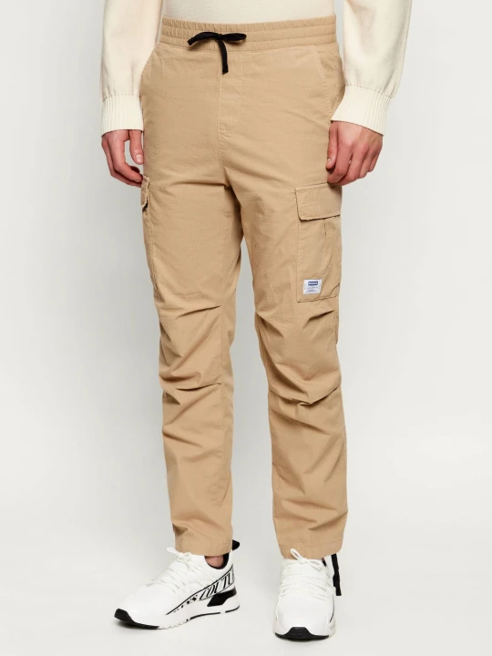 Zdjęcie produktu Hugo Blue Spodnie cargo Gadic262D | Relaxed fit beżowy