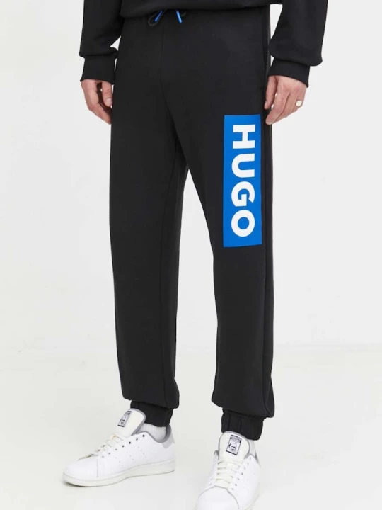 Zdjęcie produktu HUGO Blue spodnie dresowe bawełniane Nuram czarny