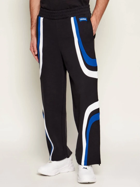 Zdjęcie produktu Hugo Blue Spodnie dresowe Nalotron | Relaxed fit czarny