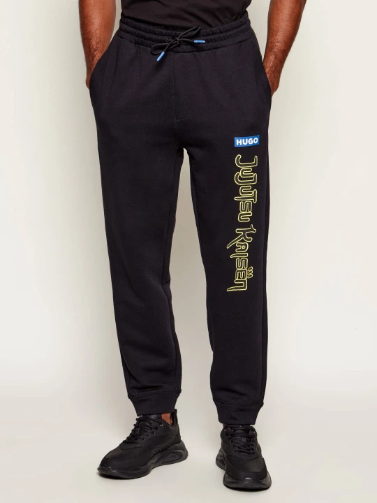 Zdjęcie produktu Hugo Blue Spodnie dresowe Nimaytro_JJK Hugo x Jujutsu Kaisen | Regular Fit czarny