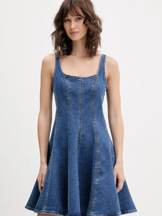 Zdjęcie produktu HUGO Blue sukienka letnia jeansowa Gademe_B