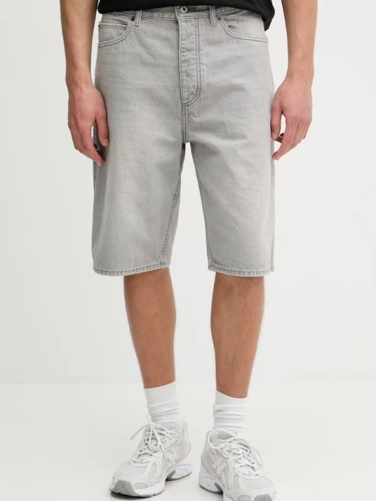 Zdjęcie produktu HUGO Blue szorty męskie Skate shorts szary