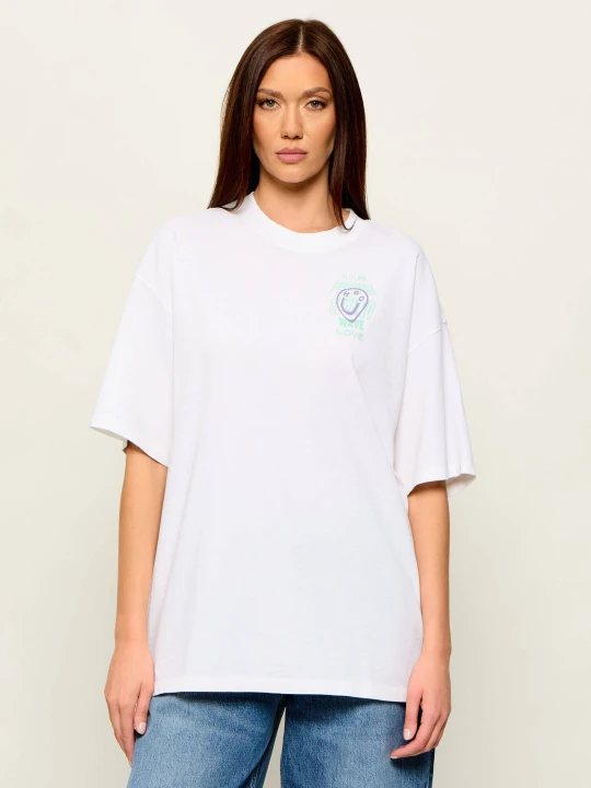Zdjęcie produktu Hugo Blue T-shirt B_12 | Oversize fit biały
