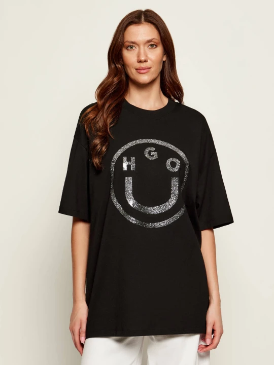 Zdjęcie produktu Hugo Blue T-shirt B_6 | Oversize fit czarny