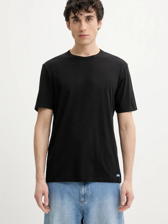 Zdjęcie produktu Hugo Blue t-shirt bawełniany 3-pack czarny