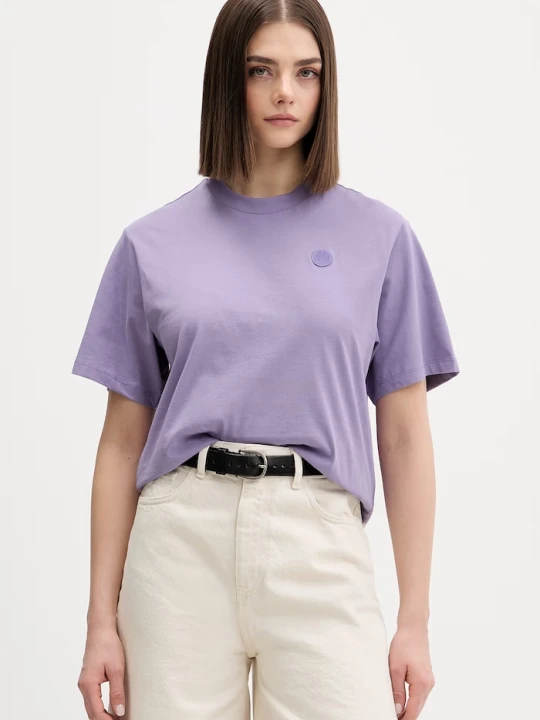Zdjęcie produktu Hugo Blue t-shirt bawełniany fioletowy