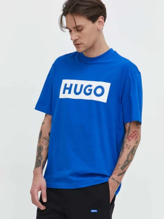 Zdjęcie produktu HUGO Blue t-shirt bawełniany Nico