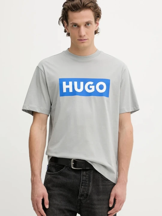 Zdjęcie produktu HUGO Blue t-shirt bawełniany Nico szary
