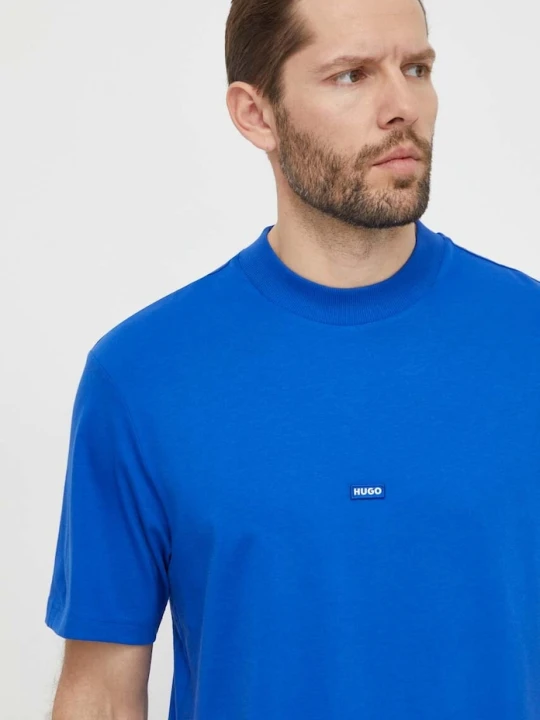 Zdjęcie produktu HUGO Blue T-shirt męski bawełniany Nieros