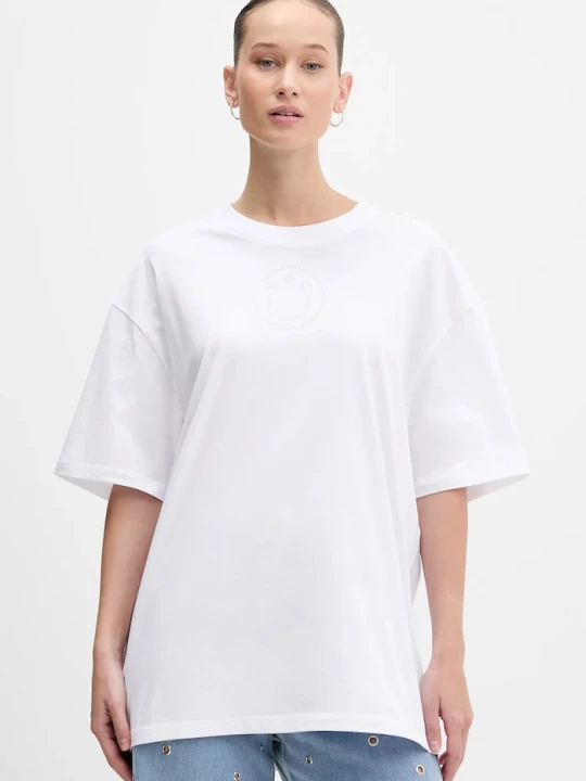 Zdjęcie produktu Hugo Blue t-shirt bawełniany Oversized _Tee_B_9 biały