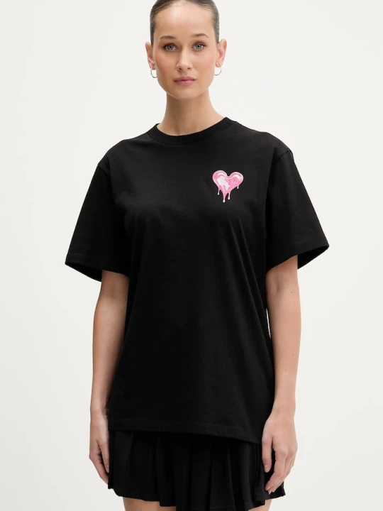 Zdjęcie produktu Hugo Blue t-shirt bawełniany Vintage_Tee_B_9 czarny