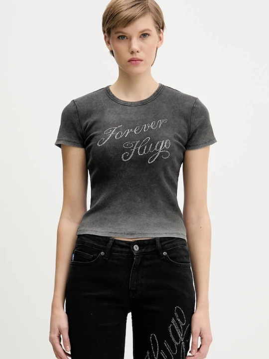 Zdjęcie produktu Hugo Blue t-shirt Dever_B szary