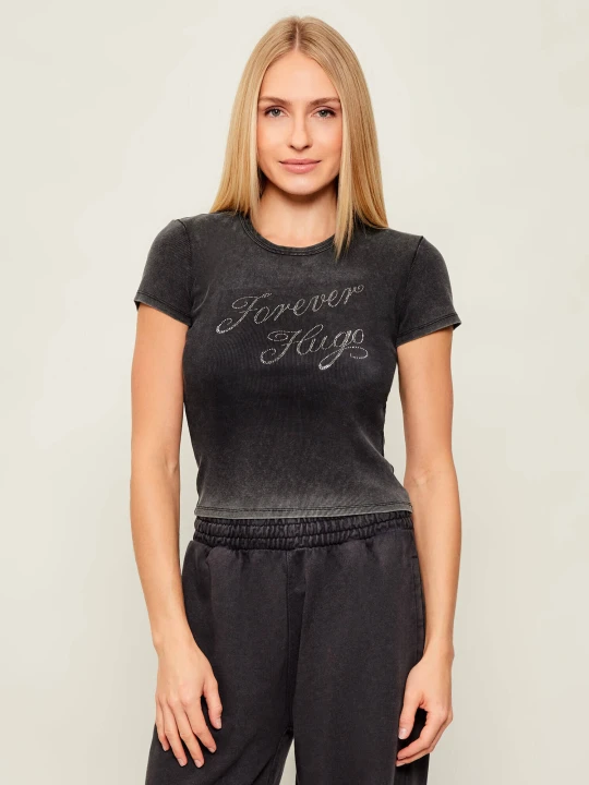 Zdjęcie produktu Hugo Blue T-shirt Dever_B | Slim Fit grafitowy