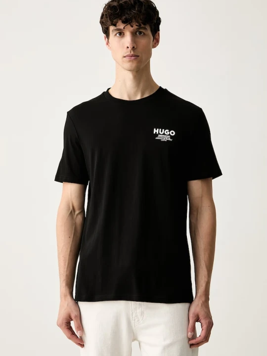 Zdjęcie produktu HUGO Blue T-shirt męski bawełniany Nesptee czarny