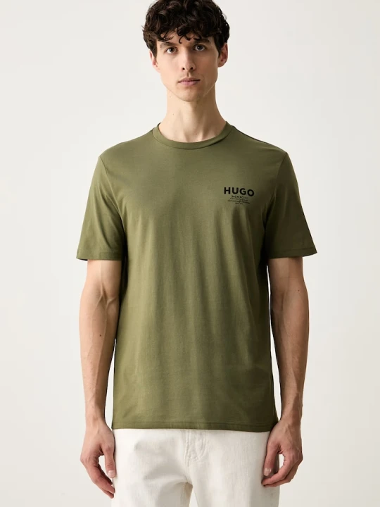 Zdjęcie produktu HUGO Blue T-shirt męski bawełniany Nesptee zielony