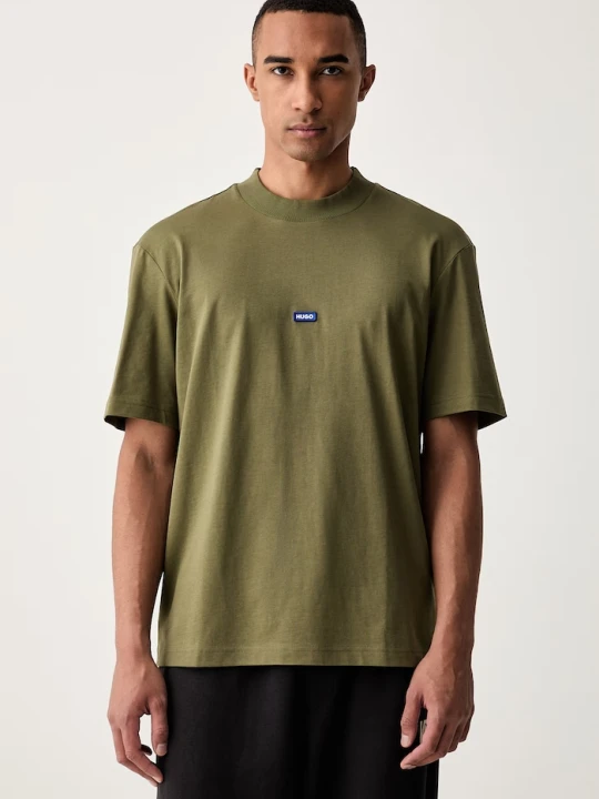Zdjęcie produktu HUGO Blue T-shirt męski bawełniany Nieros zielony