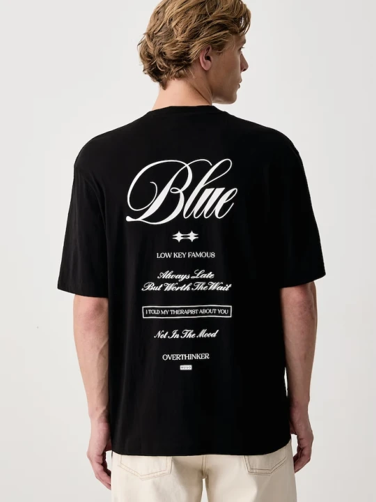Zdjęcie produktu HUGO Blue T-shirt męski bawełniany Nobim czarny