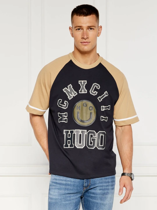 Zdjęcie produktu Hugo Blue T-shirt Nacamos | Relaxed fit granatowy