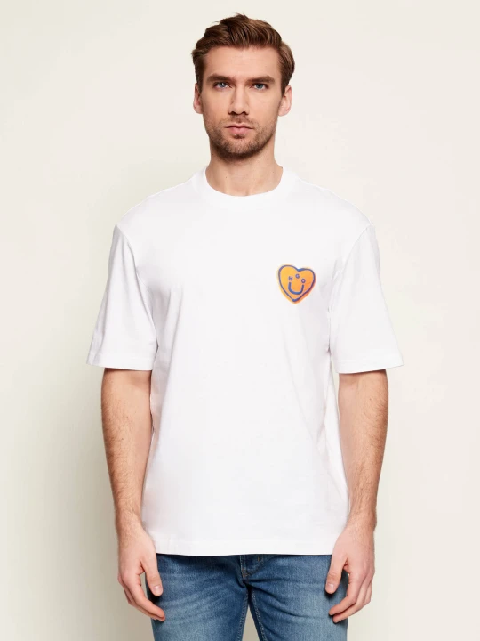 Zdjęcie produktu Hugo Blue T-shirt Nalentinio | Regular Fit biały