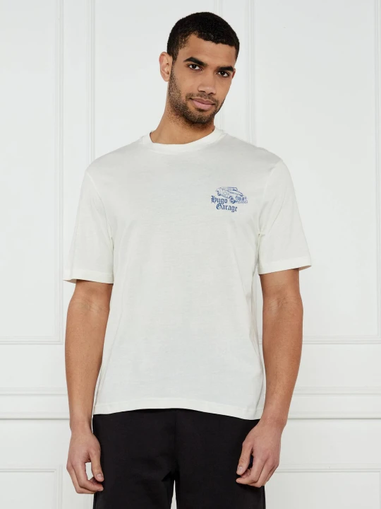 Zdjęcie produktu Hugo Blue T-shirt Natopu | Relaxed fit ecru