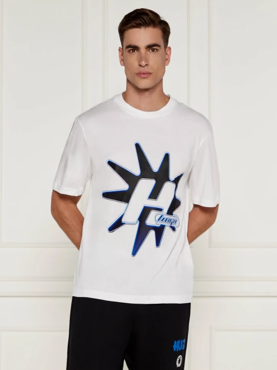 Zdjęcie produktu Hugo Blue T-shirt Nestrolo | Regular Fit biały