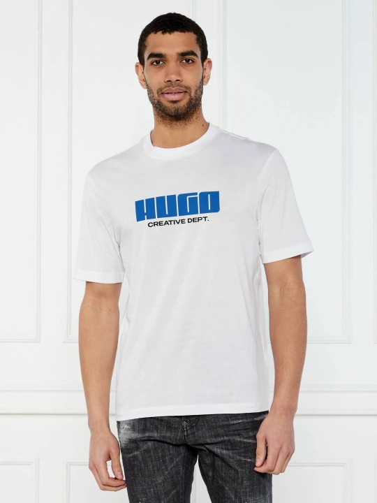 Zdjęcie produktu Hugo Blue T-shirt Newromi | Regular Fit biały