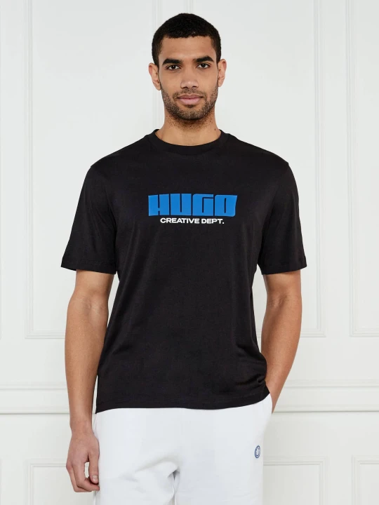 Zdjęcie produktu Hugo Blue T-shirt Newromi | Regular Fit czarny