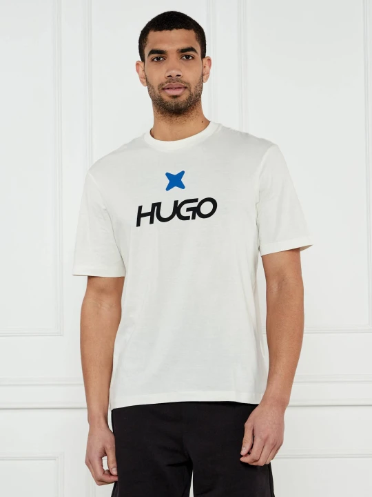 Zdjęcie produktu Hugo Blue T-shirt Newromi | Regular Fit ecru