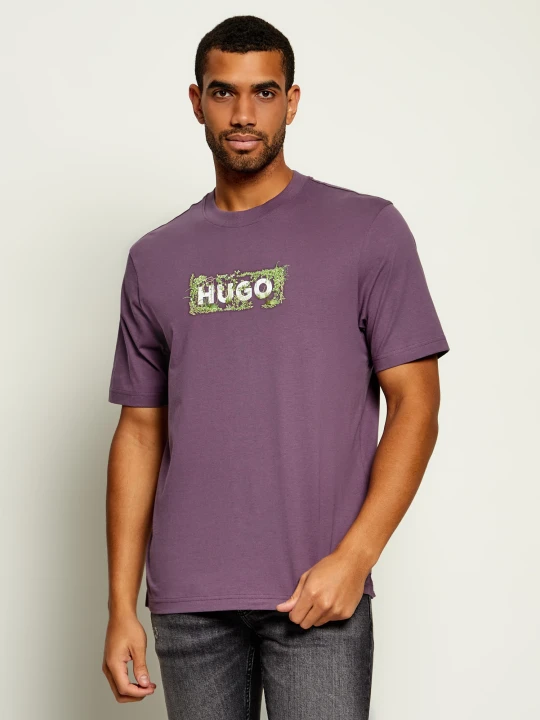 Zdjęcie produktu Hugo Blue T-shirt Niviotee | Regular Fit fioletowy