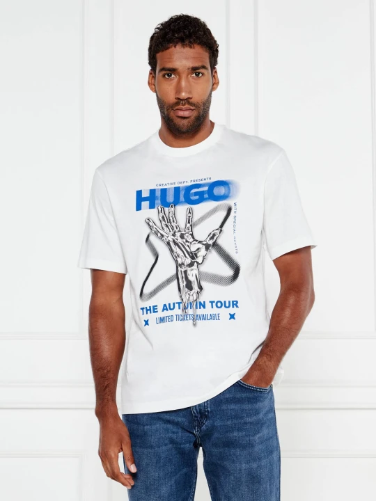 Zdjęcie produktu Hugo Blue T-shirt Nopix | Regular Fit biały