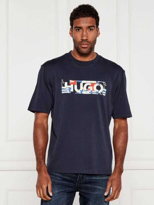 Zdjęcie produktu Hugo Blue T-shirt Nugix | Loose fit granatowy