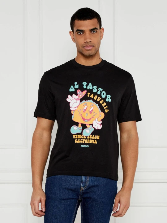 Zdjęcie produktu Hugo Blue T-shirt Nugotacos | Regular Fit czarny