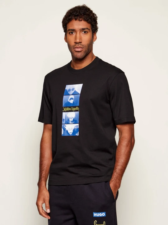 Zdjęcie produktu Hugo Blue T-shirt Nuley_JJK Hugo x Jujutsu Kaisen | Regular Fit czarny
