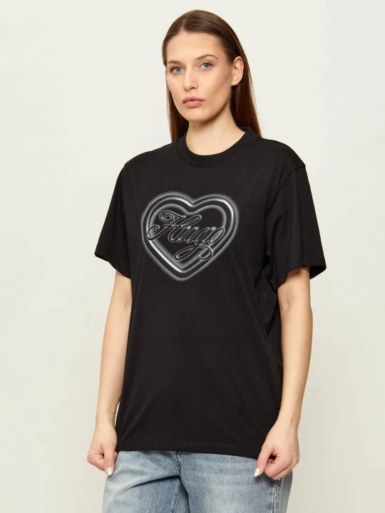 Zdjęcie produktu Hugo Blue T-shirt Vintage | Relaxed fit czarny