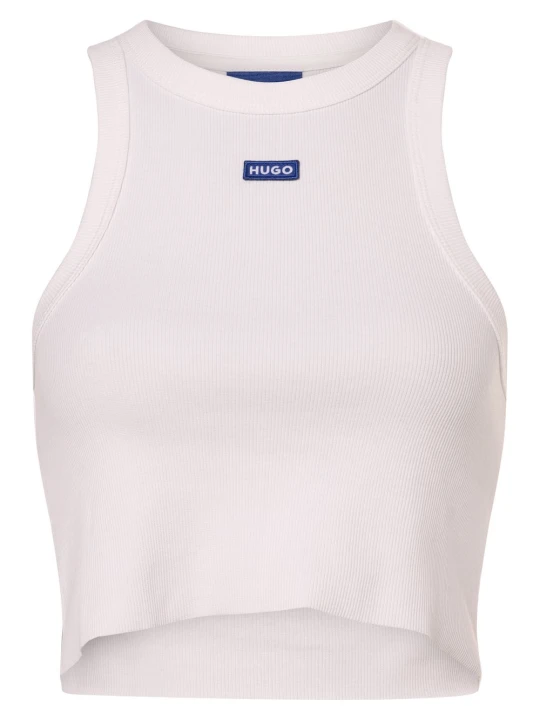 Zdjęcie produktu HUGO BLUE Top - Baby Tank_B Kobiety Bawełna biały