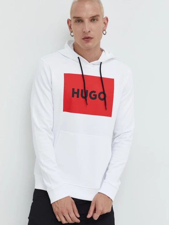 Zdjęcie produktu HUGO bluza bawełniana biały