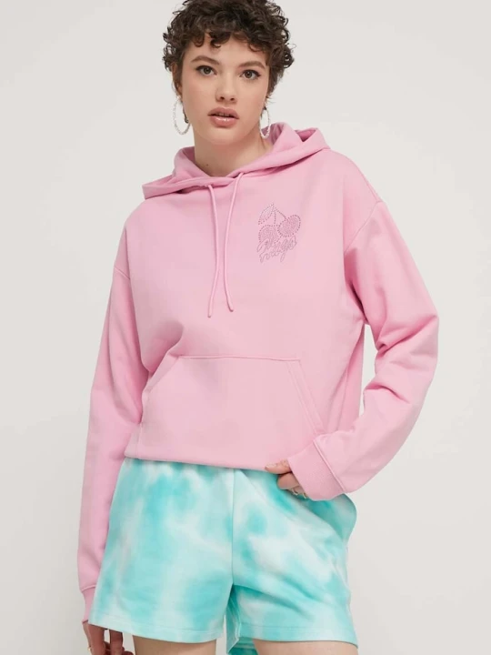 Zdjęcie produktu HUGO bluza bawełniana różowy