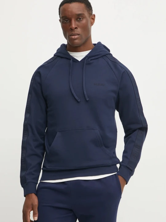 Zdjęcie produktu HUGO bluza bawełniana LIAM Hoodie granatowy