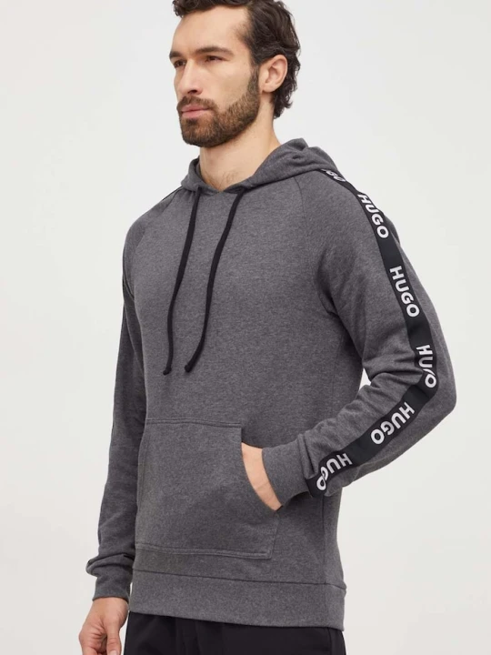 Zdjęcie produktu HUGO bluza bawełniana lounge szary