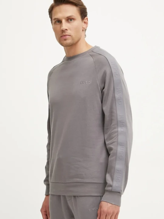 Zdjęcie produktu HUGO bluza bawełniana lounge szary