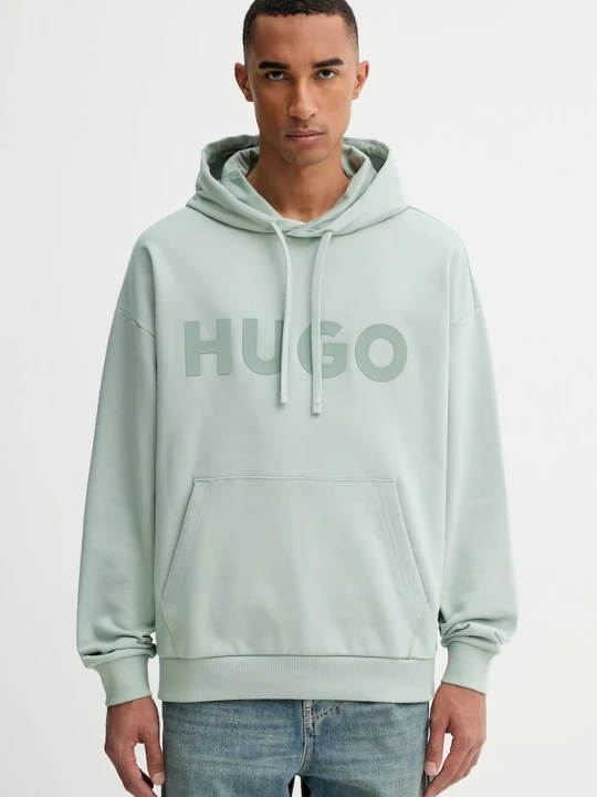 Zdjęcie produktu HUGO bluza bawełniana Ditchle zielony