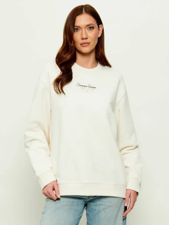 Zdjęcie produktu HUGO Bluza Classic crew_8 | Loose fit kremowy