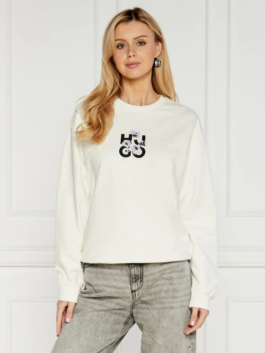 Zdjęcie produktu HUGO Bluza Crew | Regular Fit biały