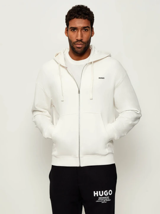 Zdjęcie produktu HUGO Bluza Dapozip | Relaxed fit biały