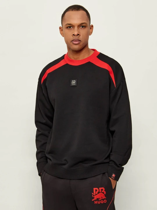 Zdjęcie produktu HUGO Bluza Davalio | Hugo x Racing Bulls | Relaxed fit czarny