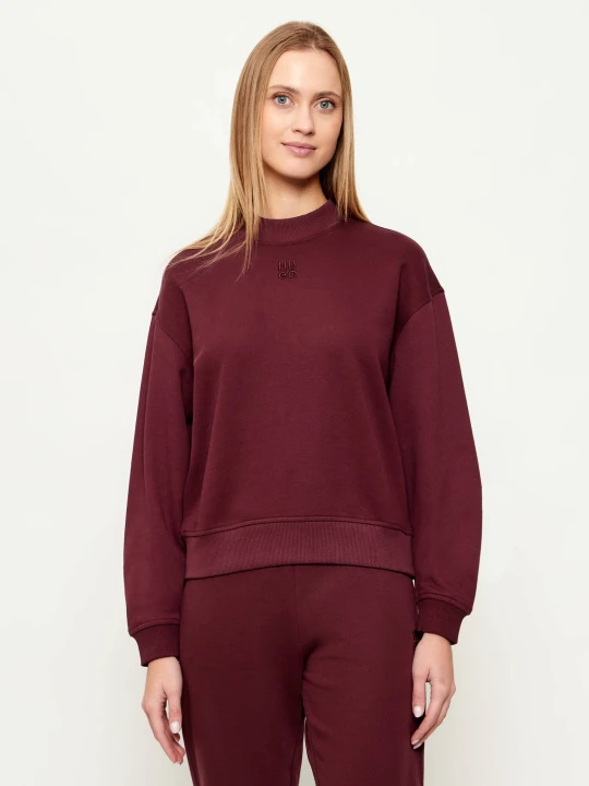 Zdjęcie produktu HUGO Bluza DAXANDRIA | Relaxed fit bordowy